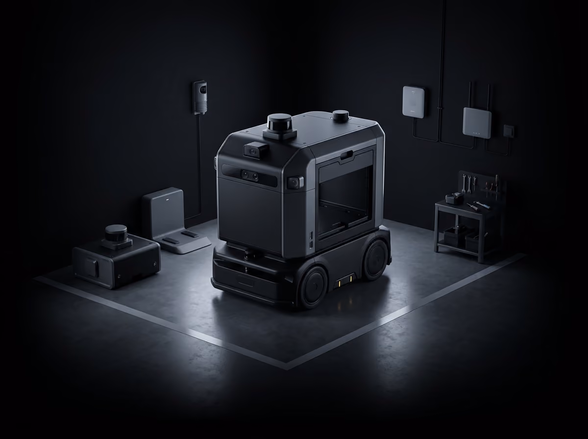 Modular autonomous robot platform configured for a deployment environment.