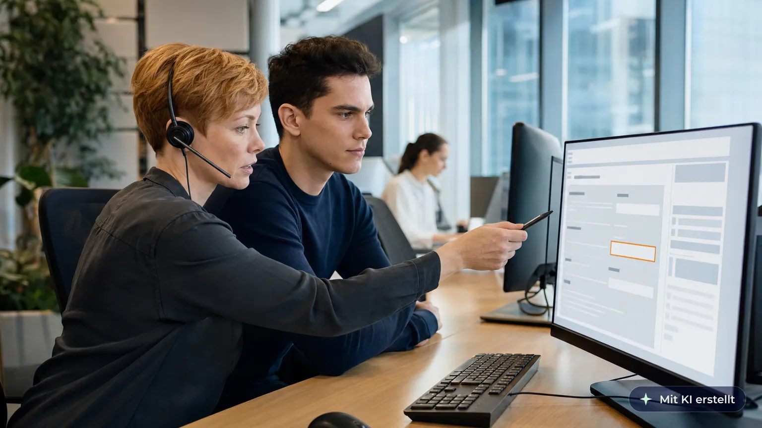 Fund company employee requests an investor's beneficial owner details from a sales partner via headset