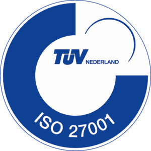ISO 27001 certification badge