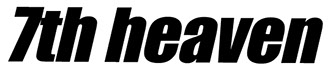 Bold black text reading '7th heaven' on a white background.