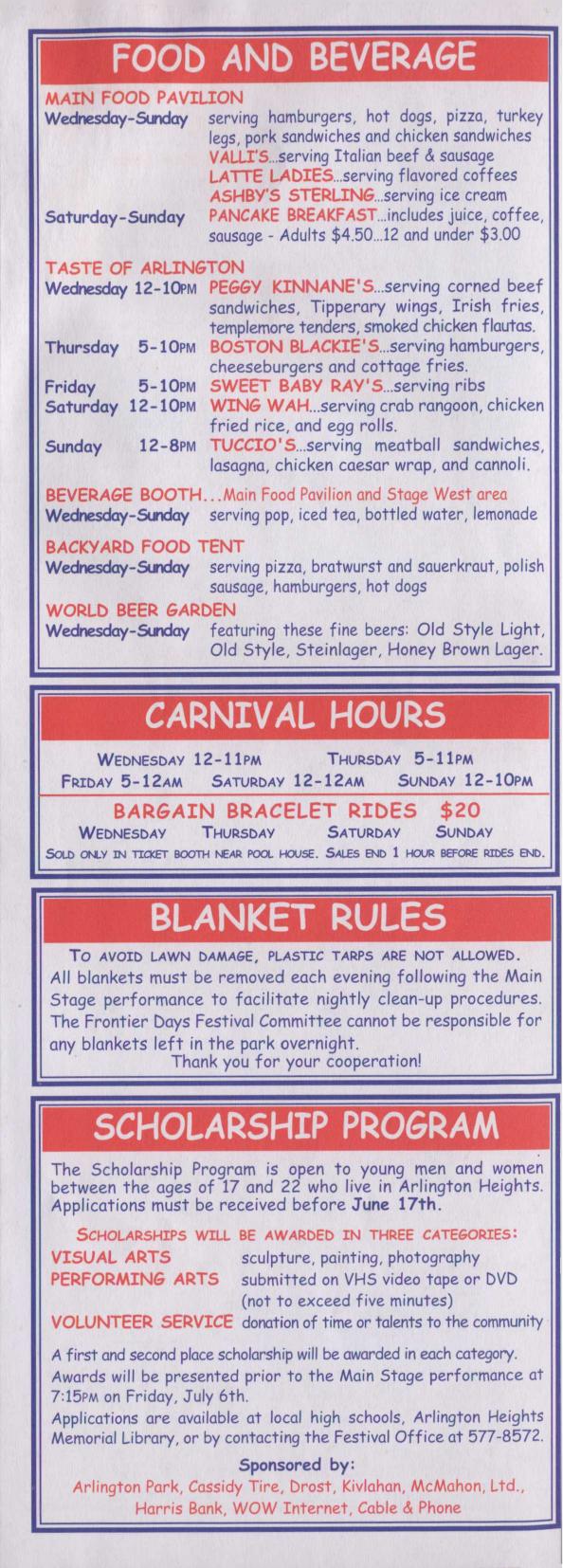 Frontier Days 2007 brochure, page 3