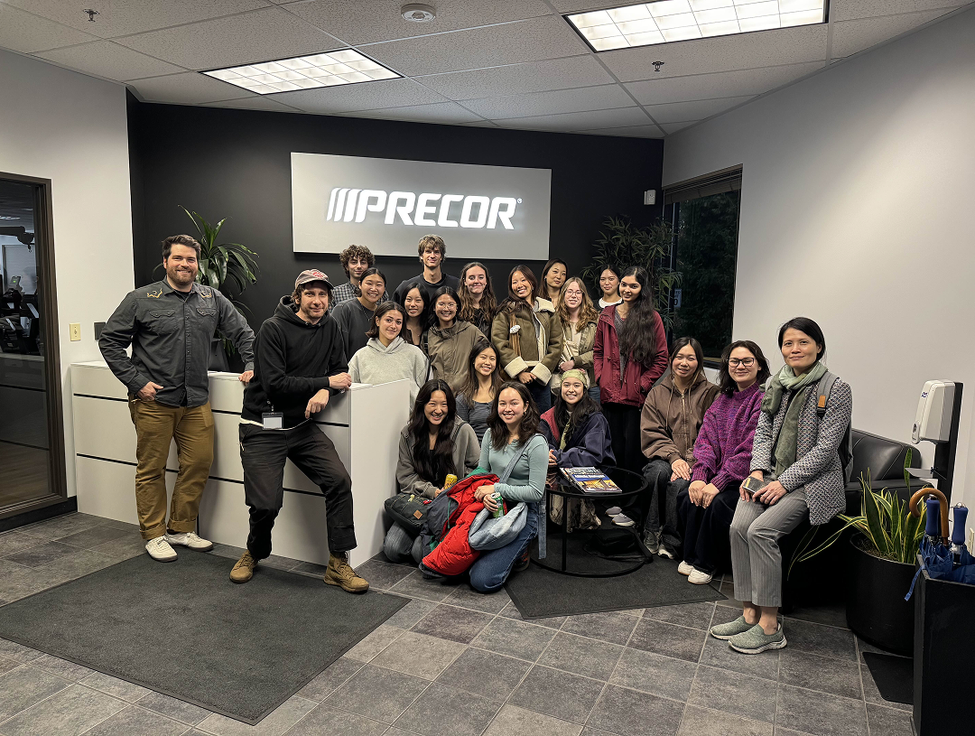 Post-final review at Precor’s Woodinville headquarters.