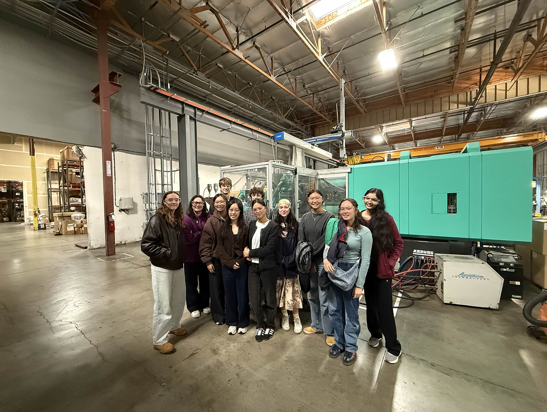 Precor generously arranged a tour of an injection molding facility.