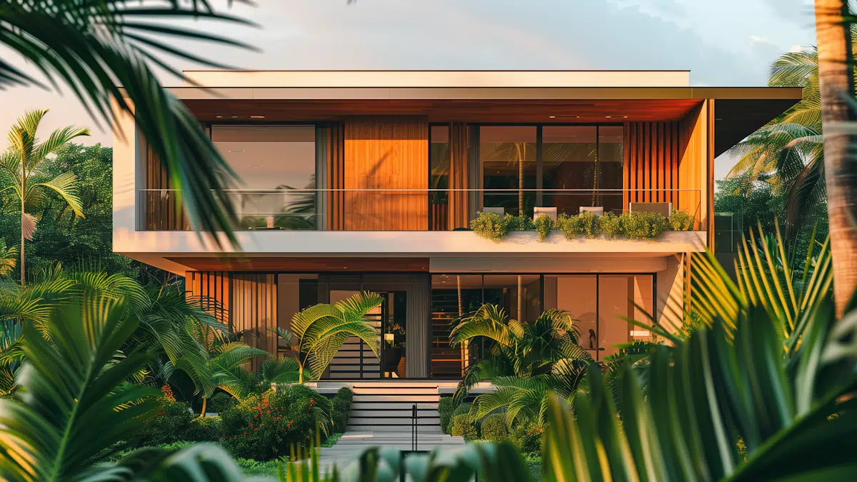 A Cozy Warm House at The Dawn