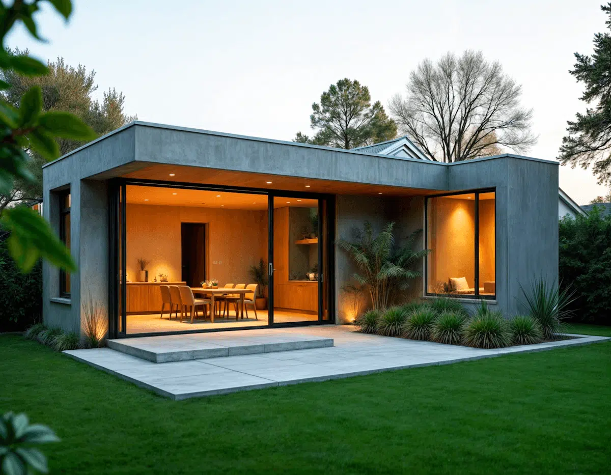 An elegance clear white inside architecture