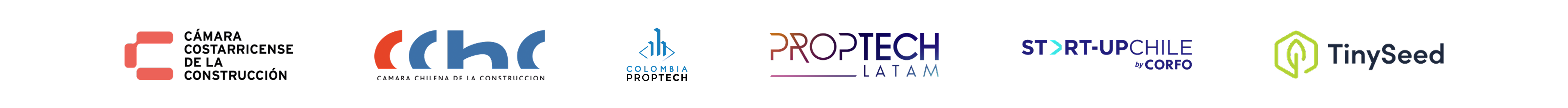 Cámara Costarricense de la Construcción, CChC, Colombia Proptech, Proptech Latam, Start-Up Chile, TinySeed
