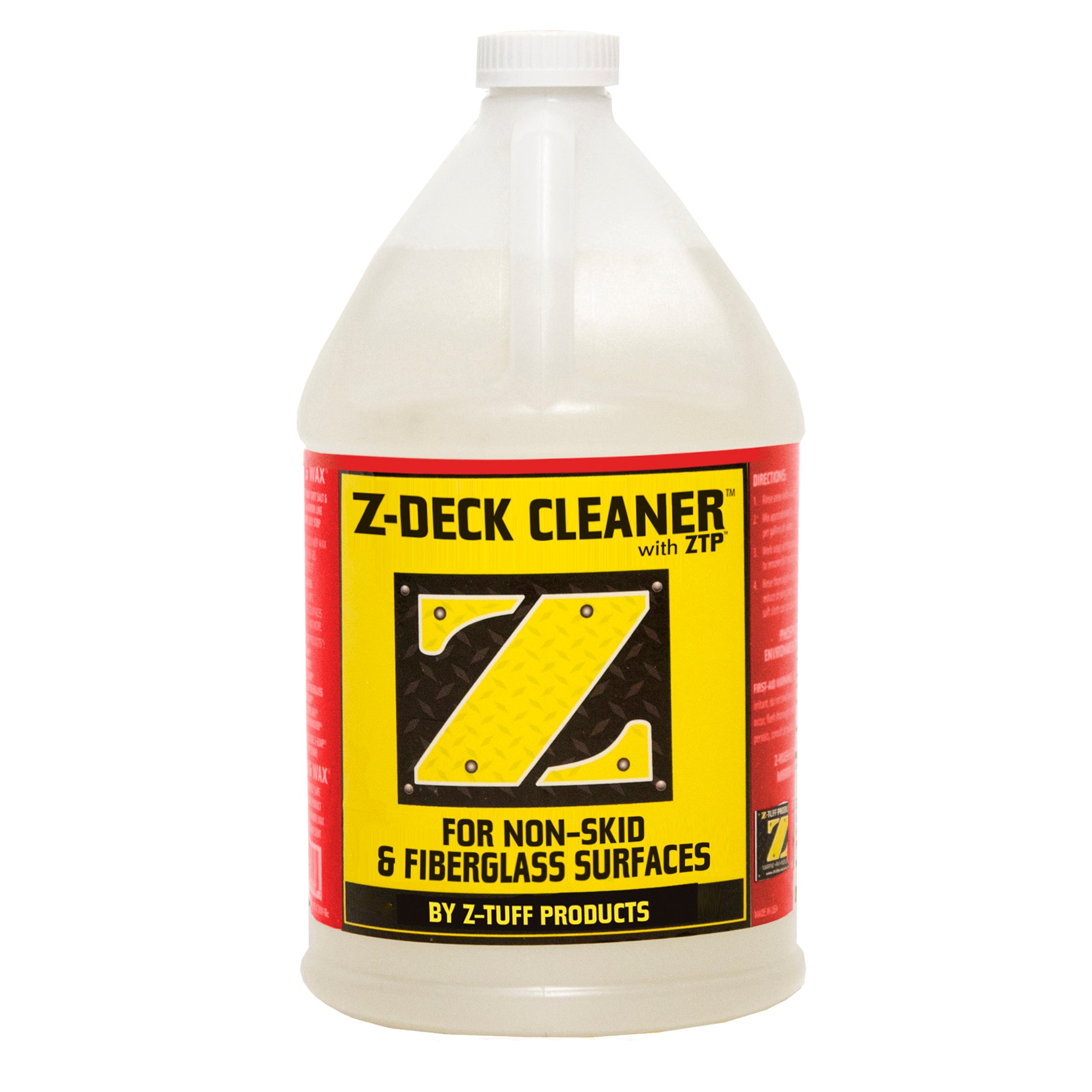 Z-Deck Cleaner gallon bottle for marine deck cleaning