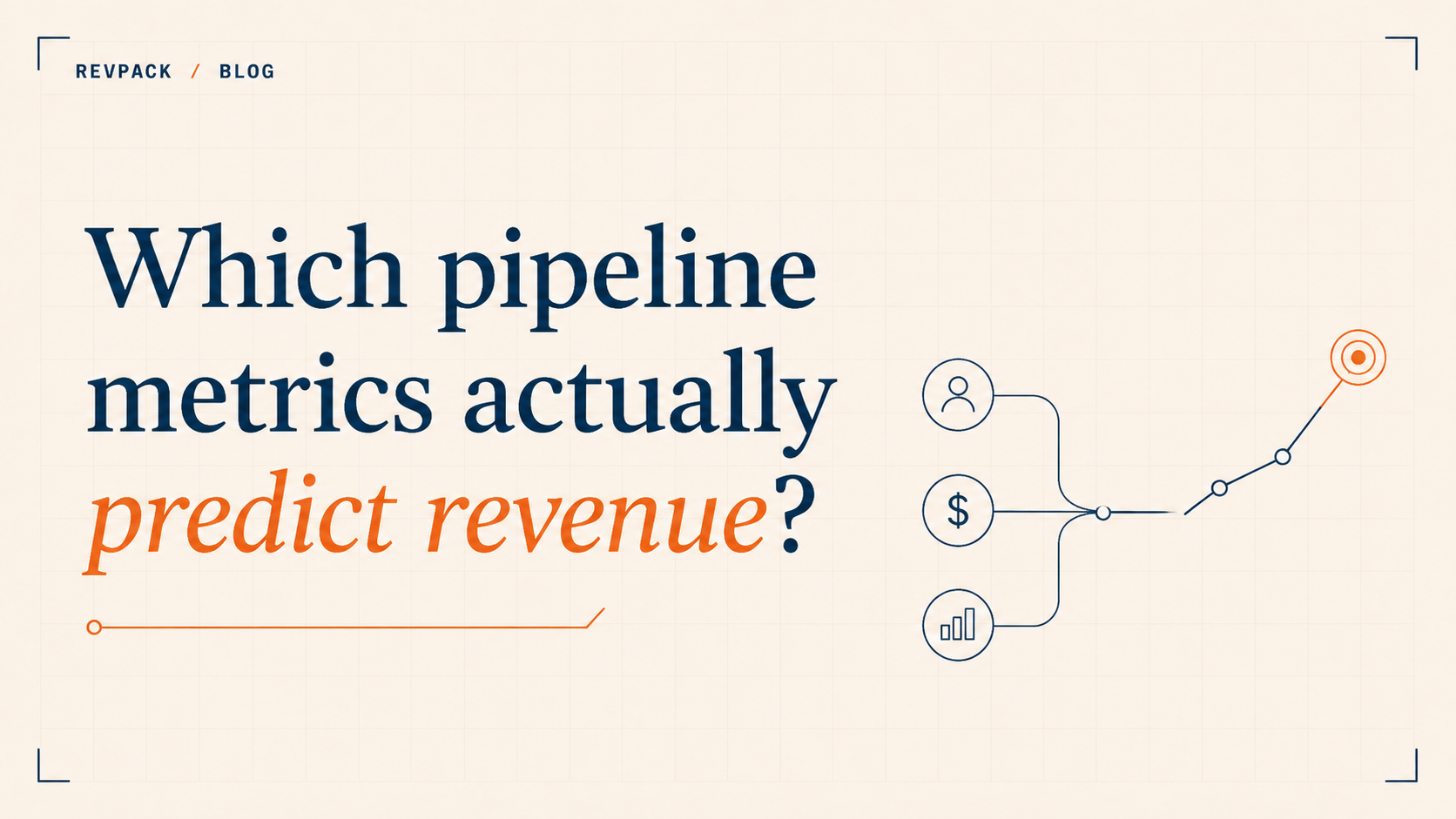 Which pipeline metrics actually predict revenue?