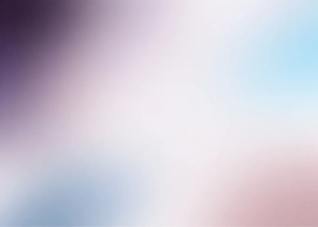 Soft gradient background with blended shades of purple, pink, blue, and white.