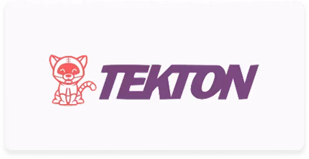 a logo with a cat and text