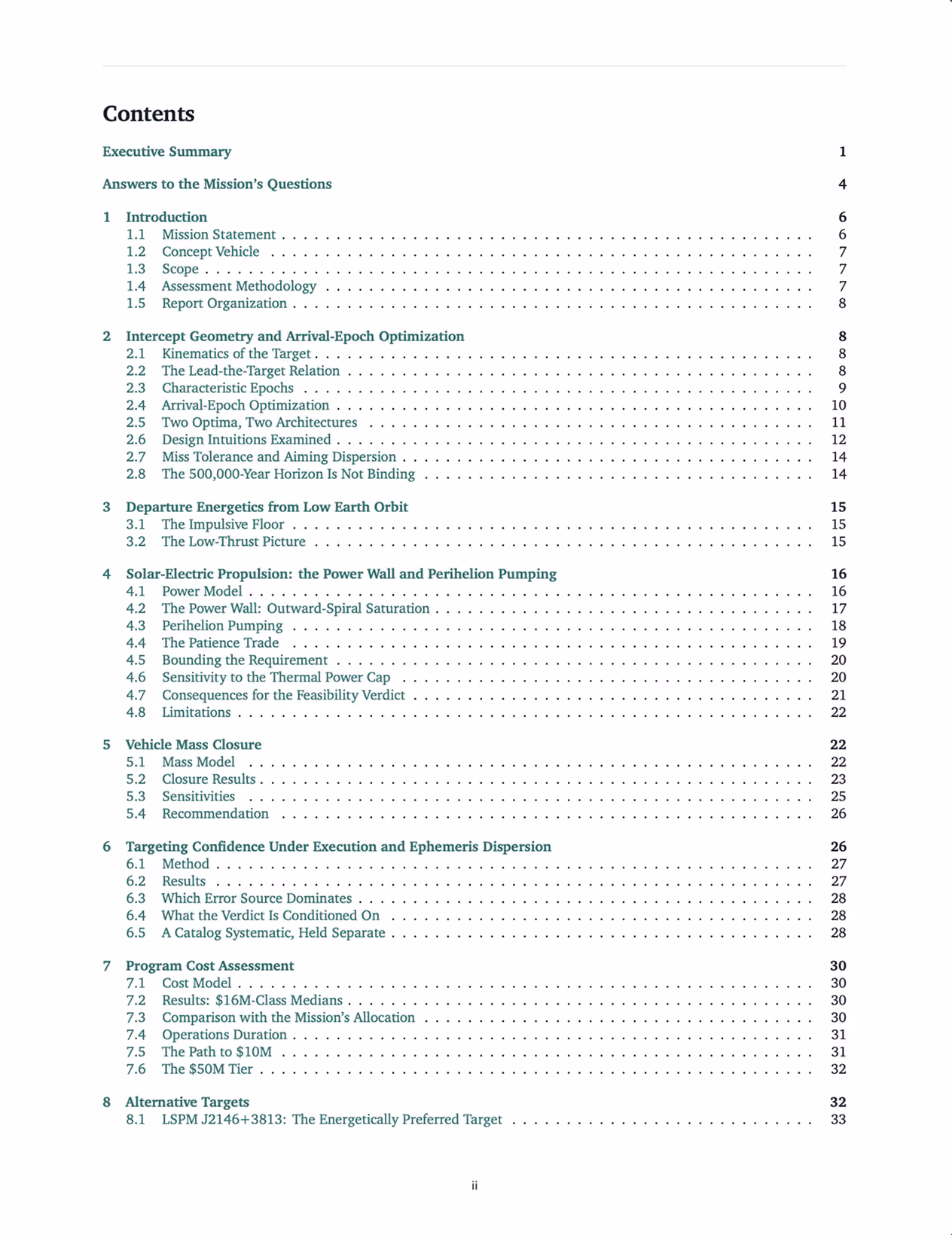 See mission planning and analysis from PSI