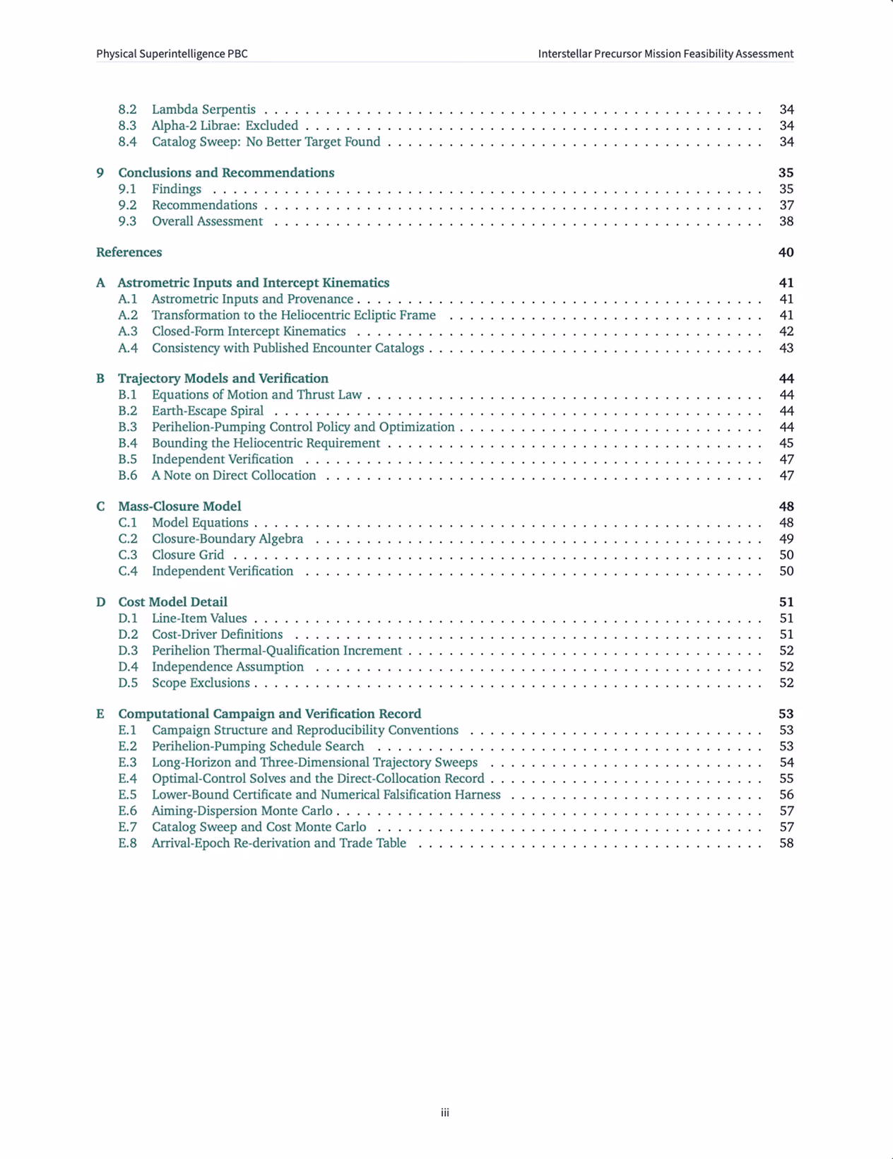 See mission planning and analysis from PSI