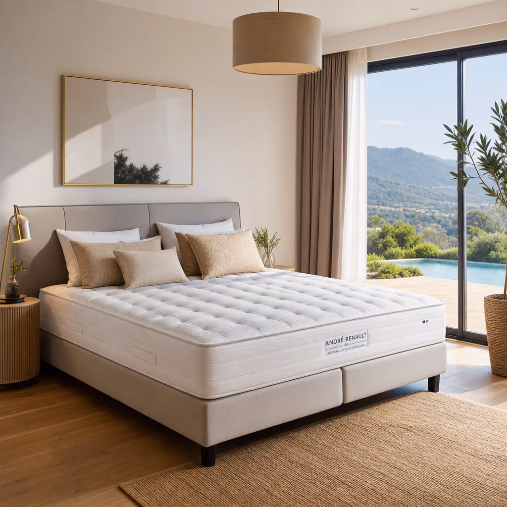 Matelas haut de gamme dans chambre