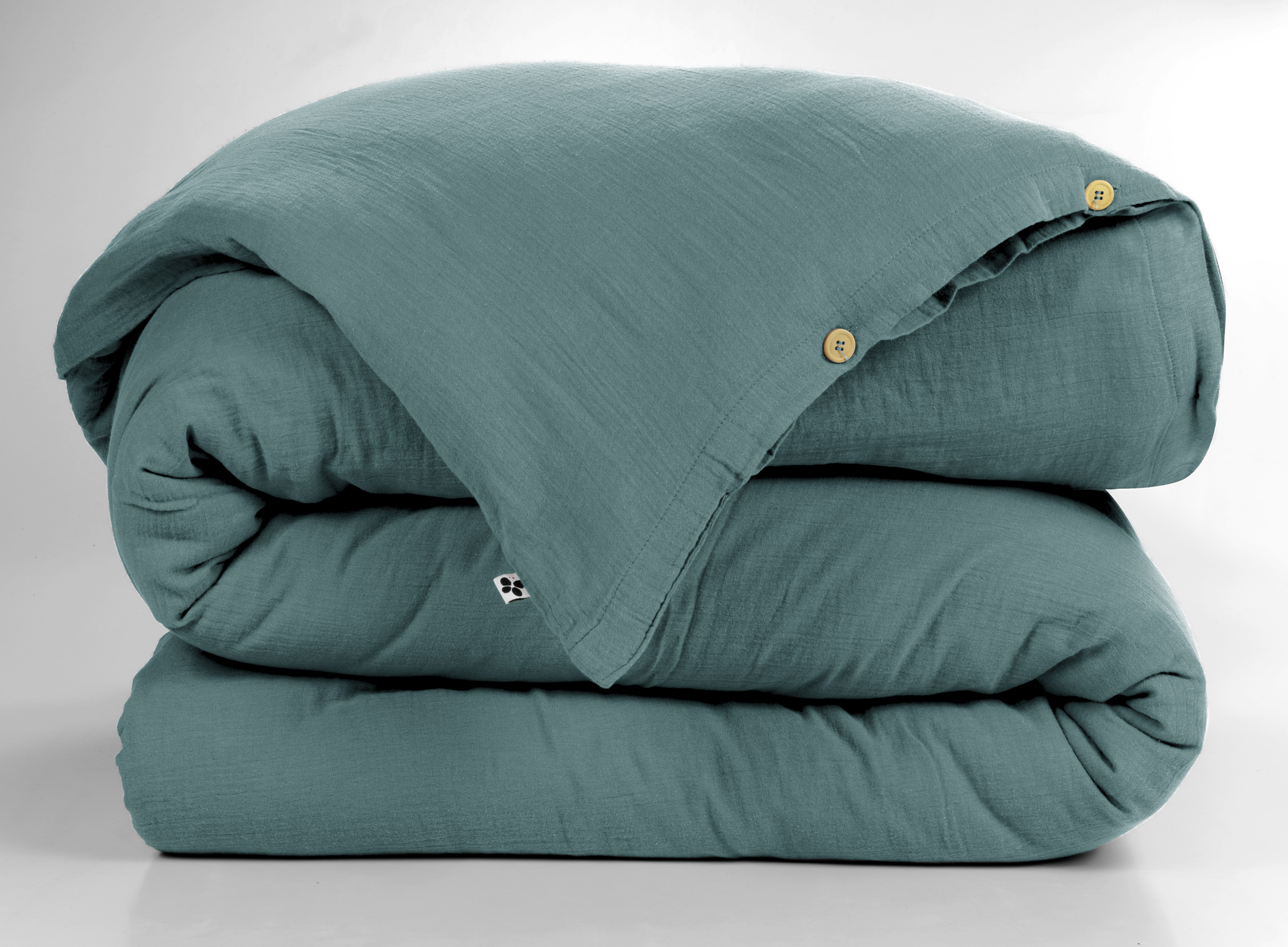 Housse de couette bleu canard — vue 2