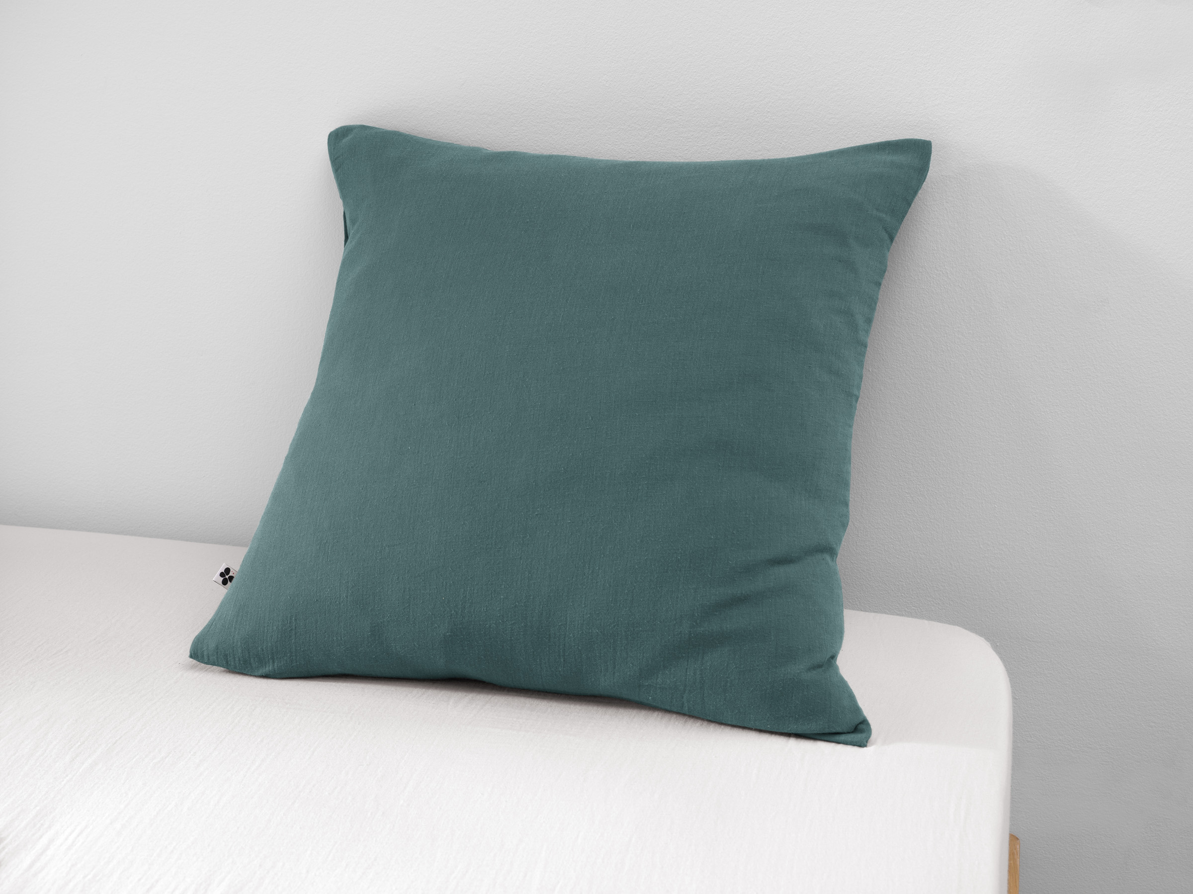 Taie d'oreiller bleu canard — vue 2