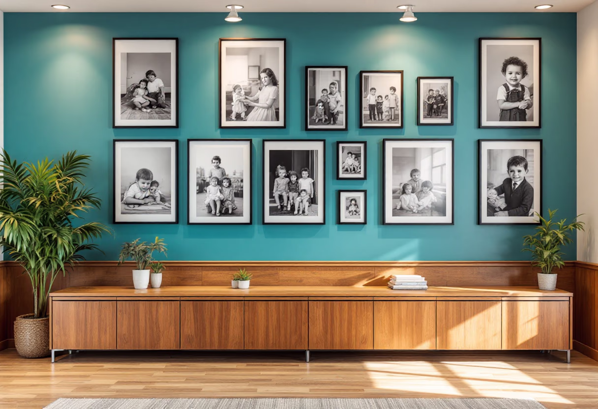 image of historical photos of the preschool