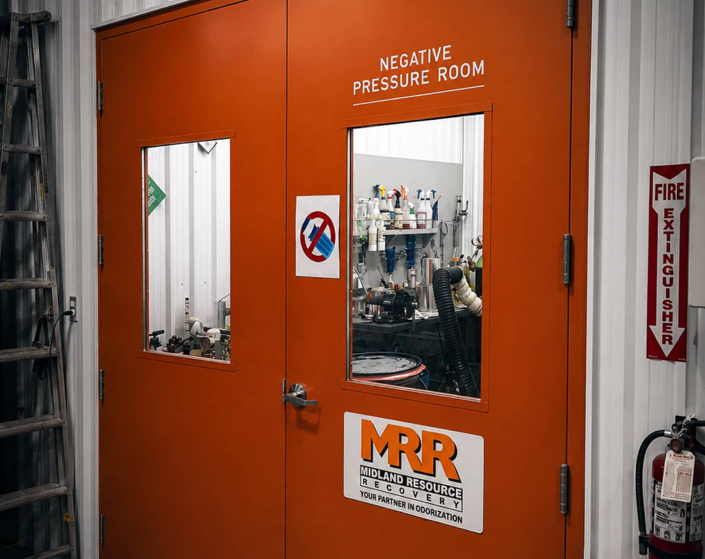 MRR negative pressure room door, an example of engineered safety innovation