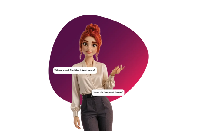 A red-head cartoon character
