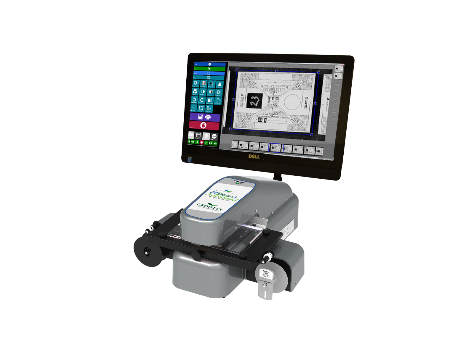 Crowley UScan+ Advanced Roll, Fiche and Aperture Card Microform Scanner
