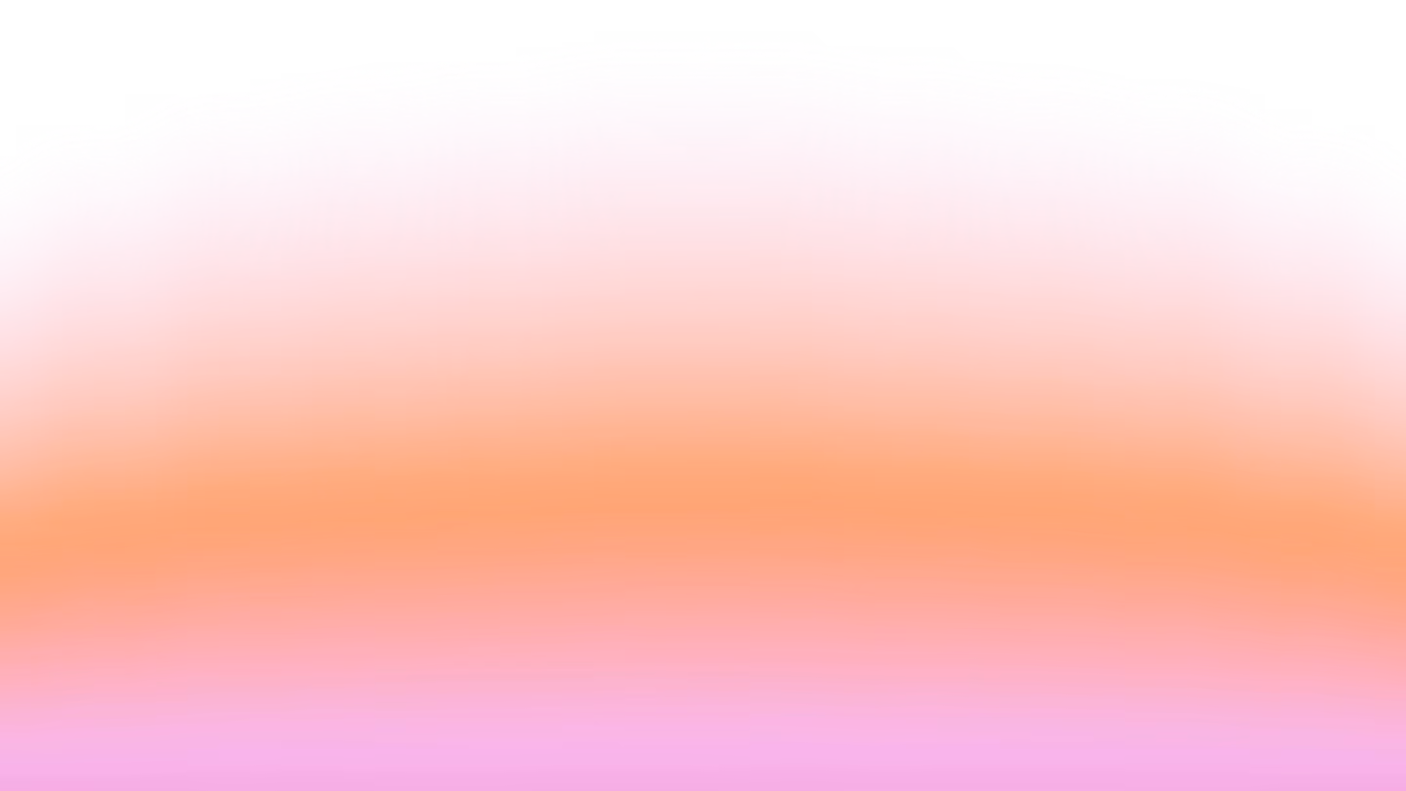 Weicher Farbverlauf von hellem Orange zu Rosa auf schwarzem Hintergrund.