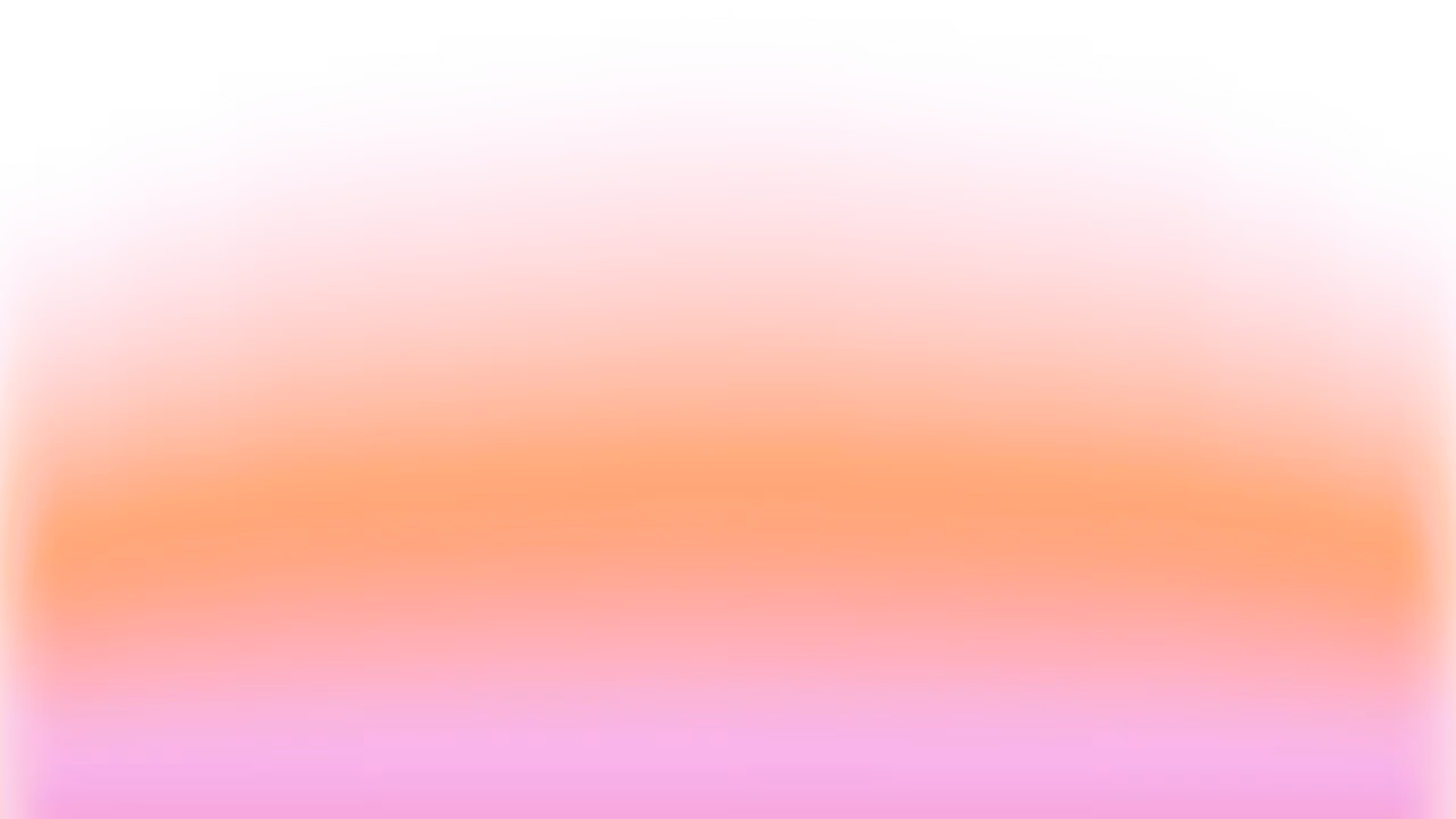 Verlauf mit Rosa- und Orangetönen, die von oben nach unten verblassen.