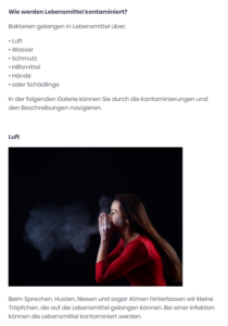E-Learning-Kurs zu HACCP
