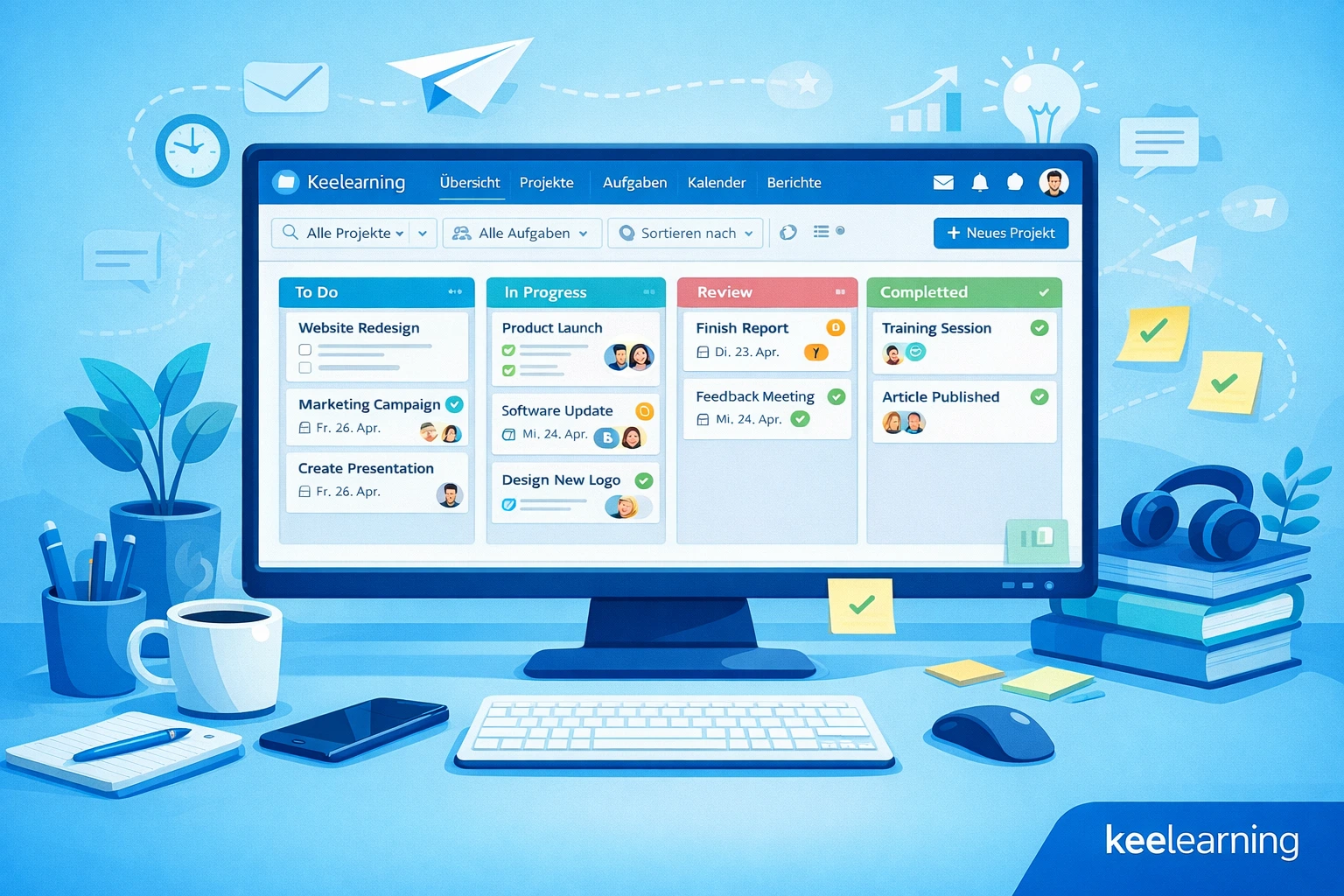 Beispielhaftes Projektmanagementtool