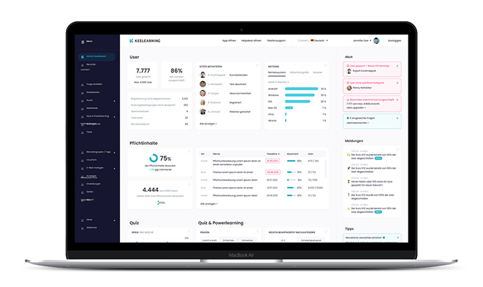 keelearning Dasboard