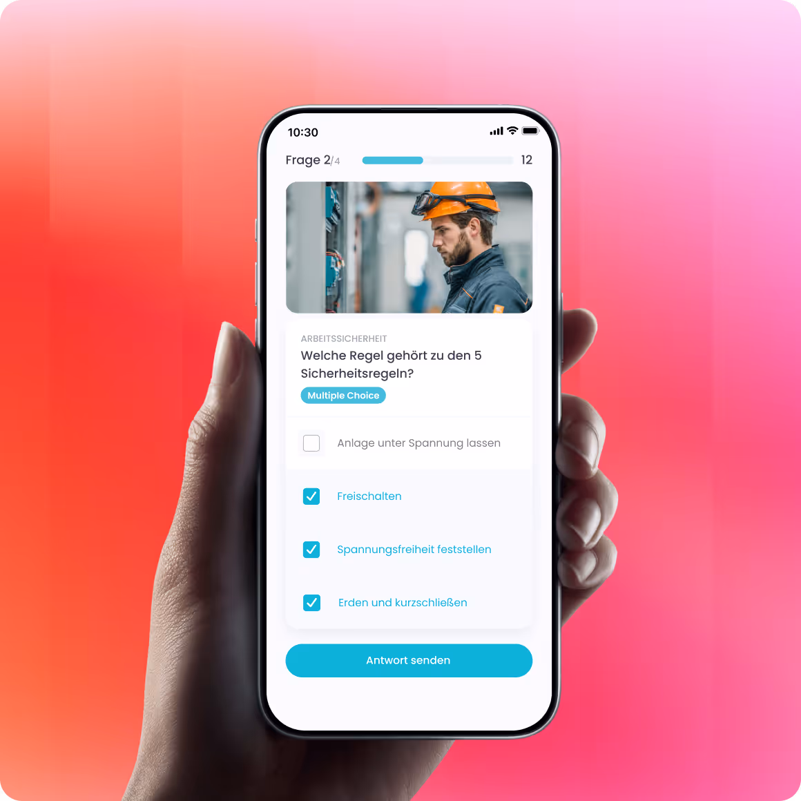 keelearning Kursbeispiel in der App
