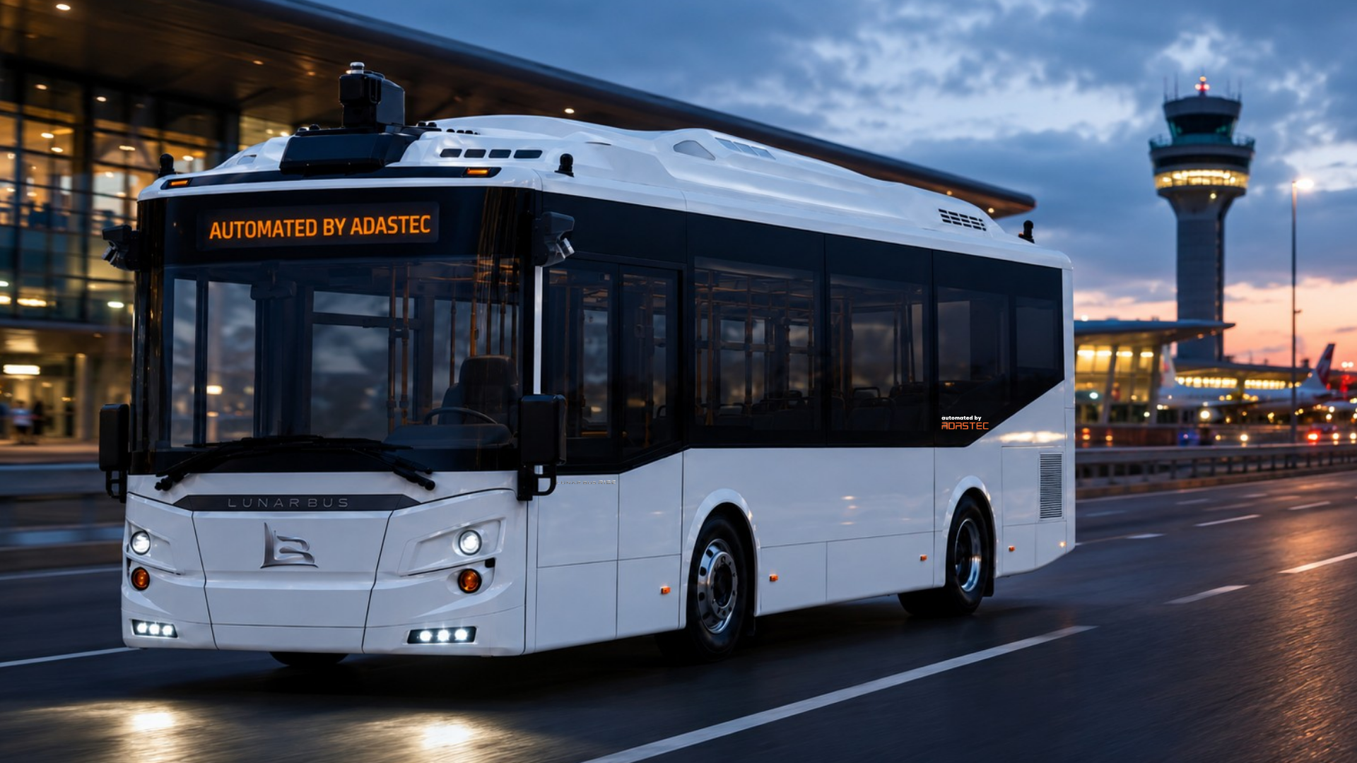 Airport shuttle route