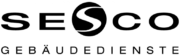 SESCO Logo mit Text 'Gebäudedienste' darunter.