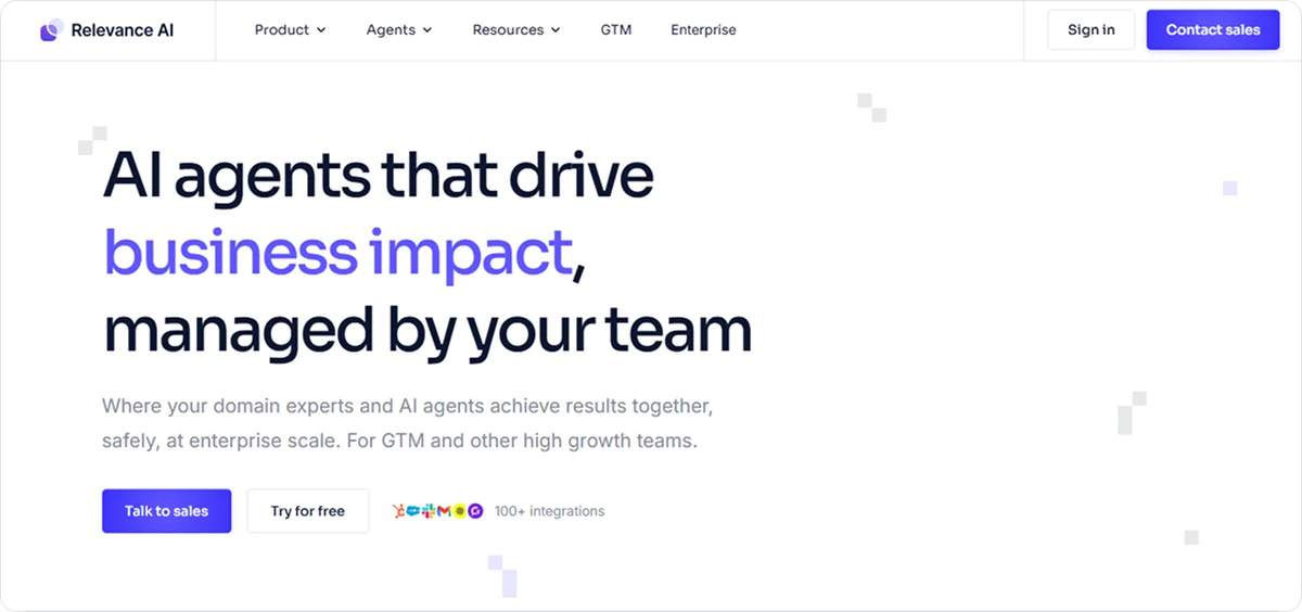 relevance-ai-homepage