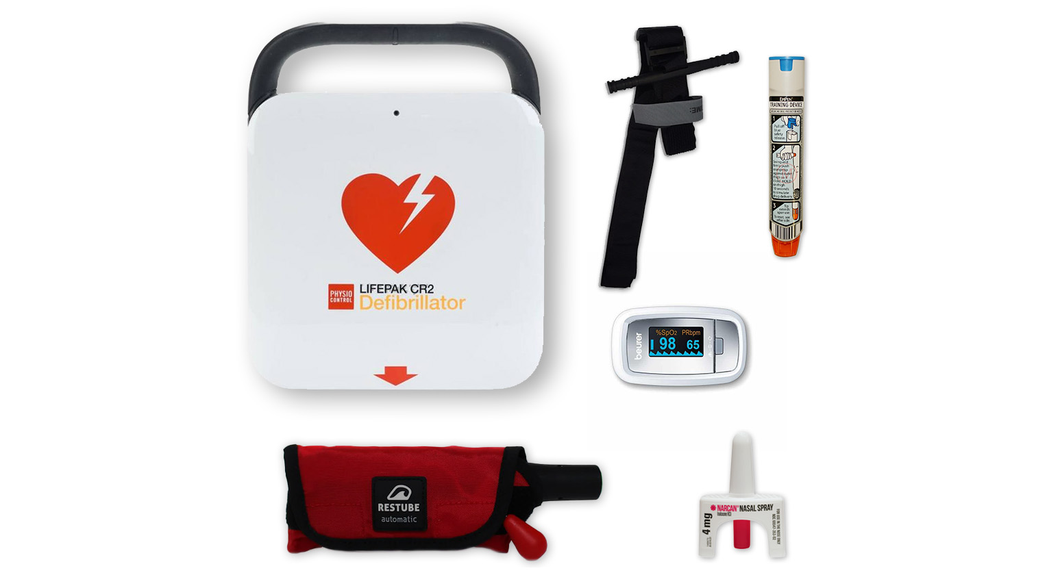 Medical equipment that can be carried by the LifeLine drone