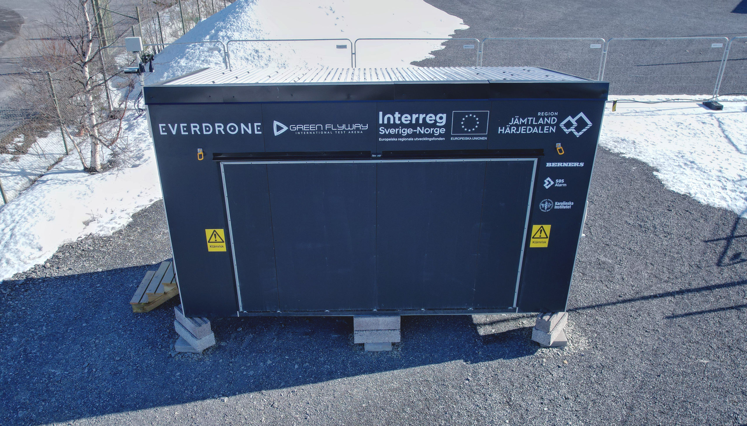 Everdrone EMADE system live and ready to help save lives in Östersund, Sweden