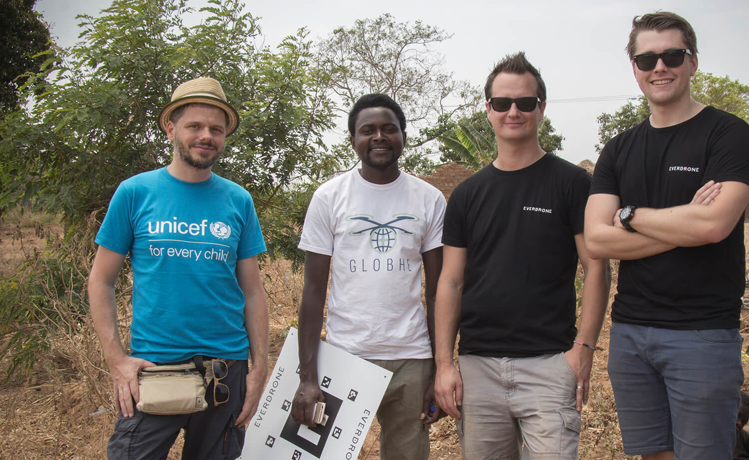 Framtidens drönarteknik testas i UNICEF:s humanitära luftkorridor