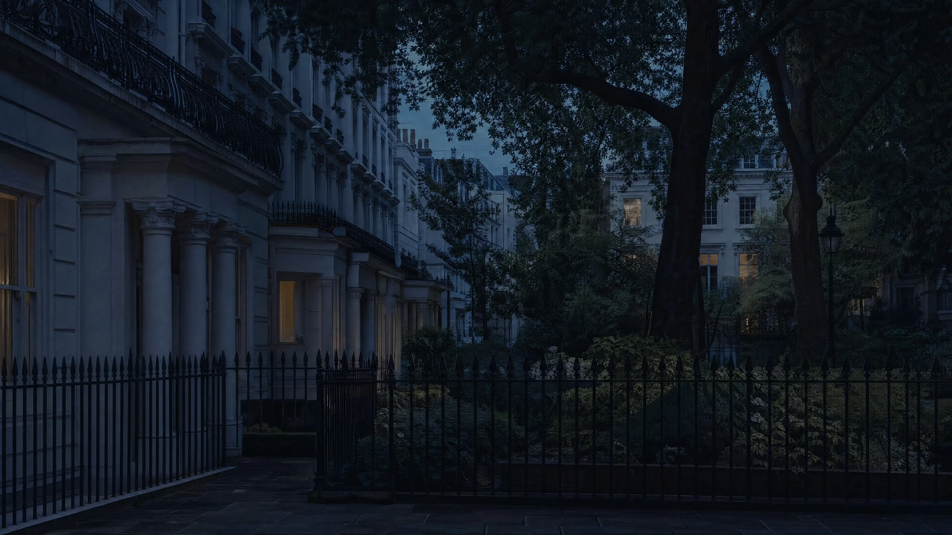 Belgravia at dusk