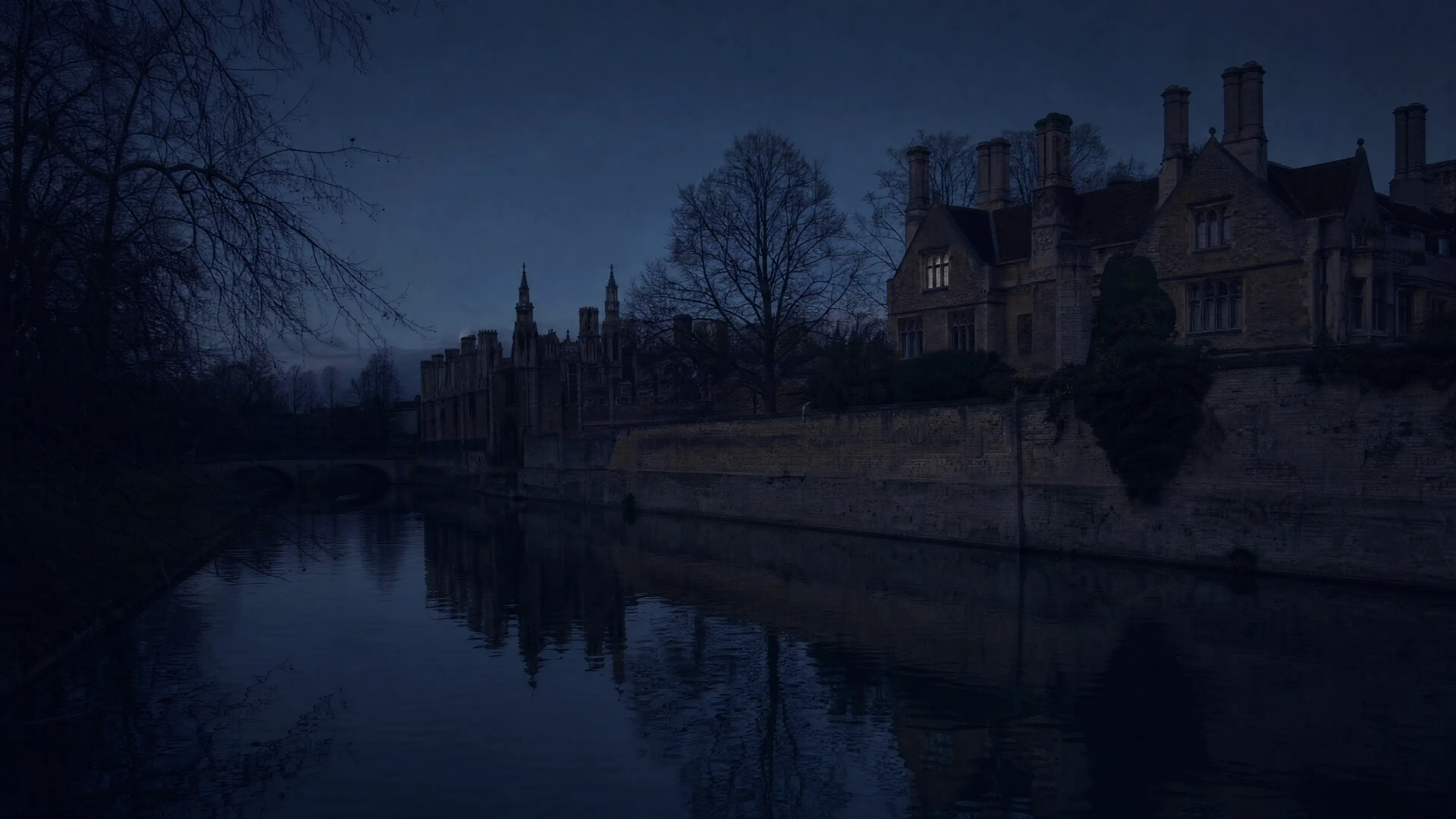 Cambridge at dusk