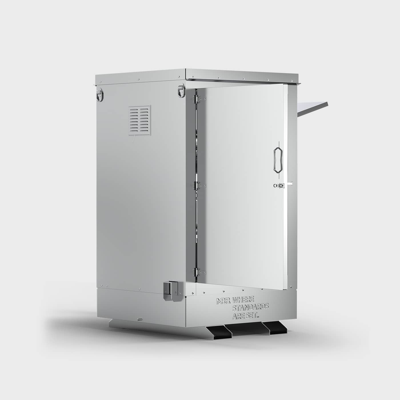 Rendering of MRR branded aluminum and stainless steel enclosure
