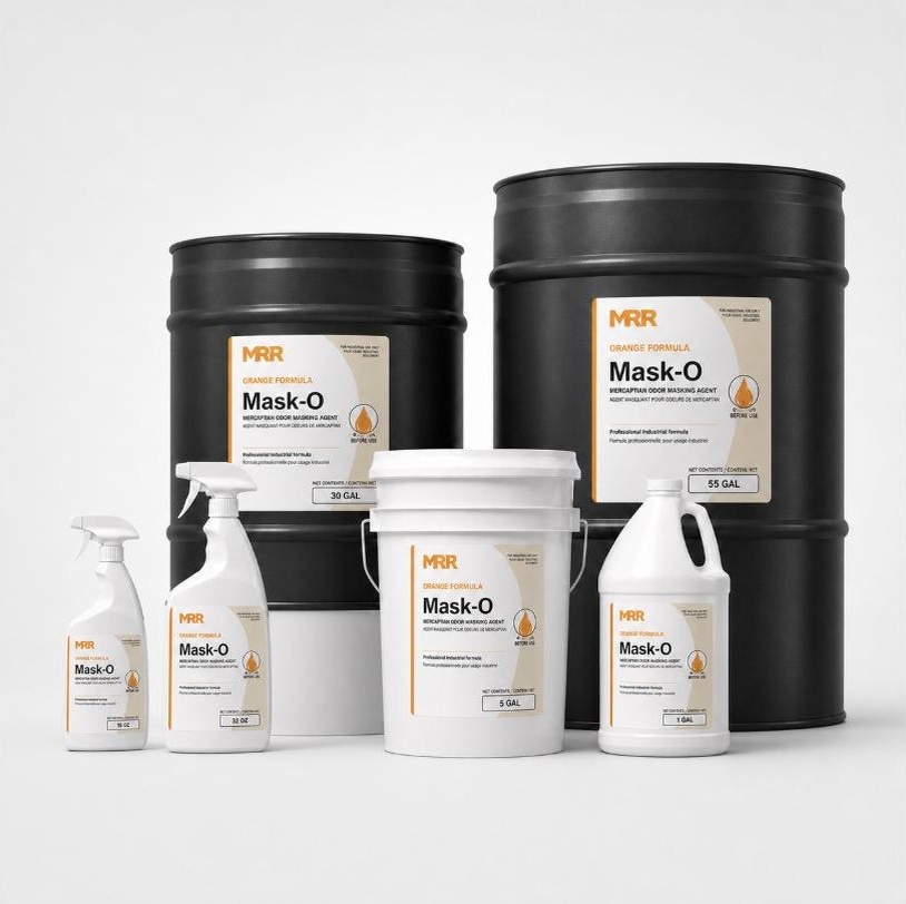MRR odorant delivery trucks and tanker trailers, representing the Odorant Delivery and Transfer step