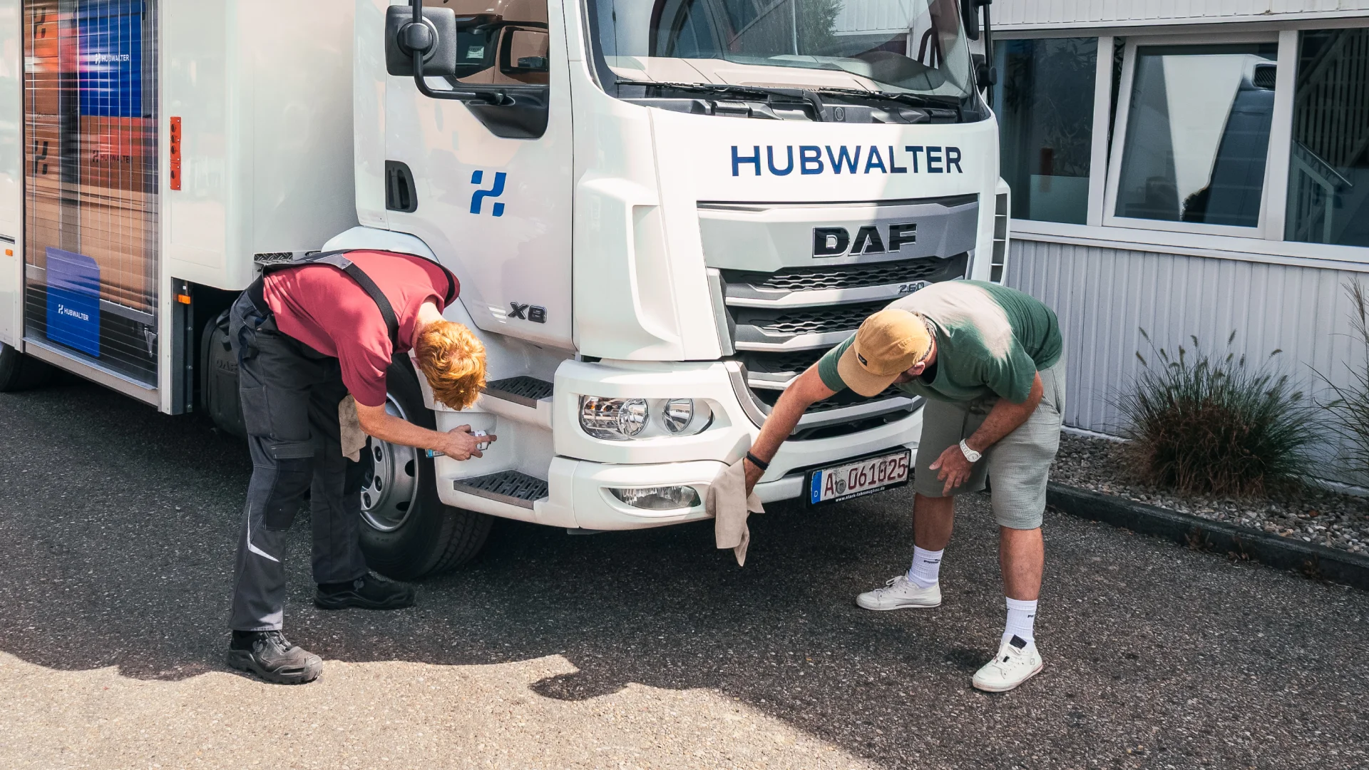 Dokumentierter Ein- und Ausbauprozess am Hubwalter System.