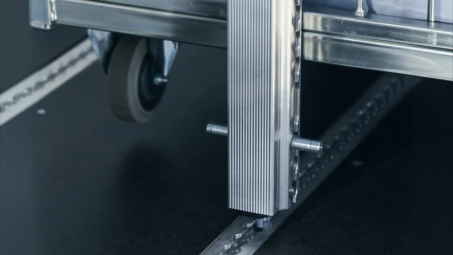 Detail der verbauten Standardkomponenten am Hubwalter Aufbau.