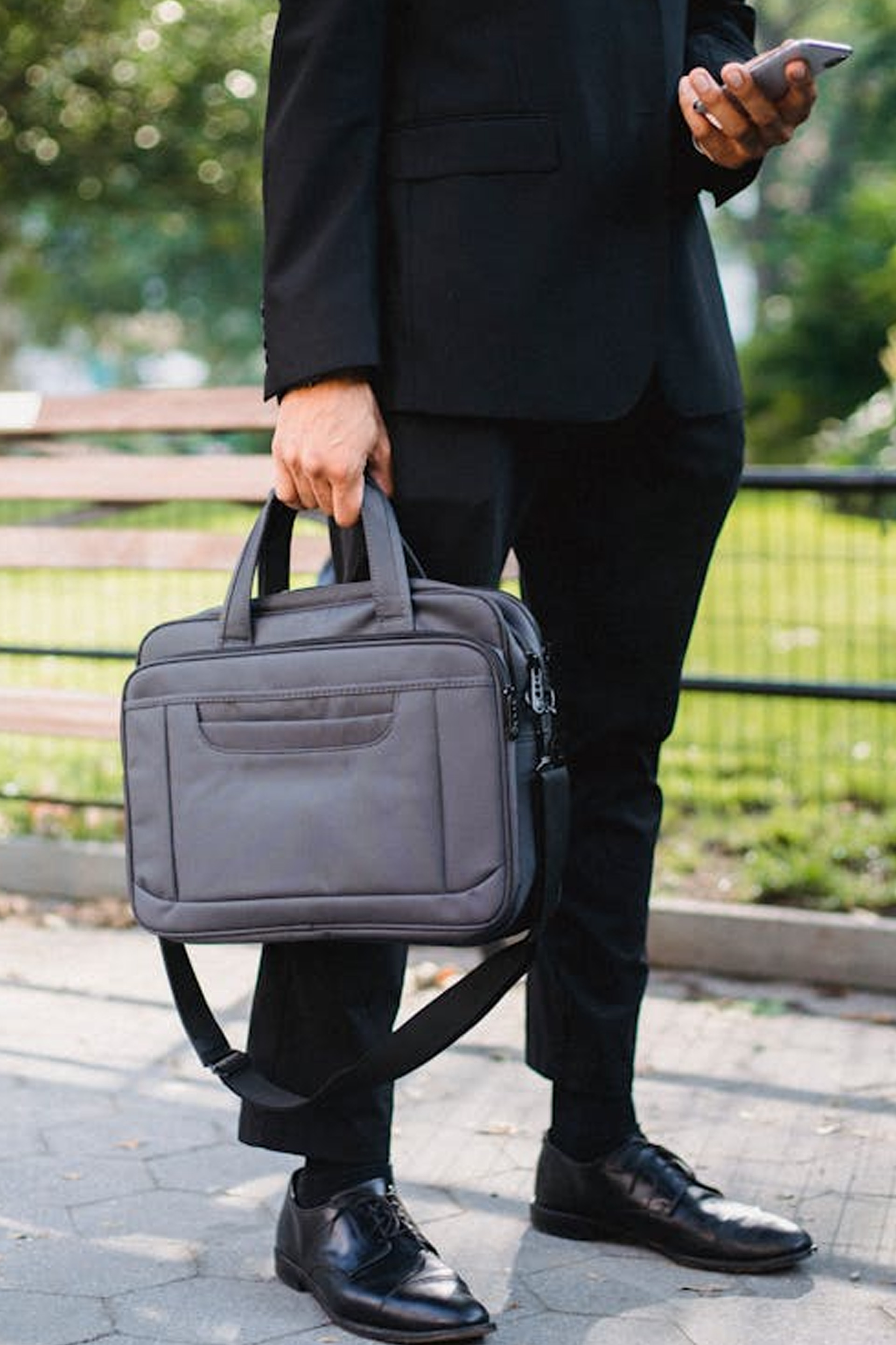 man with a briefcase