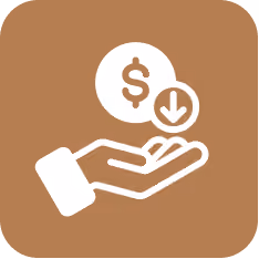 a hand holding a dollar sign