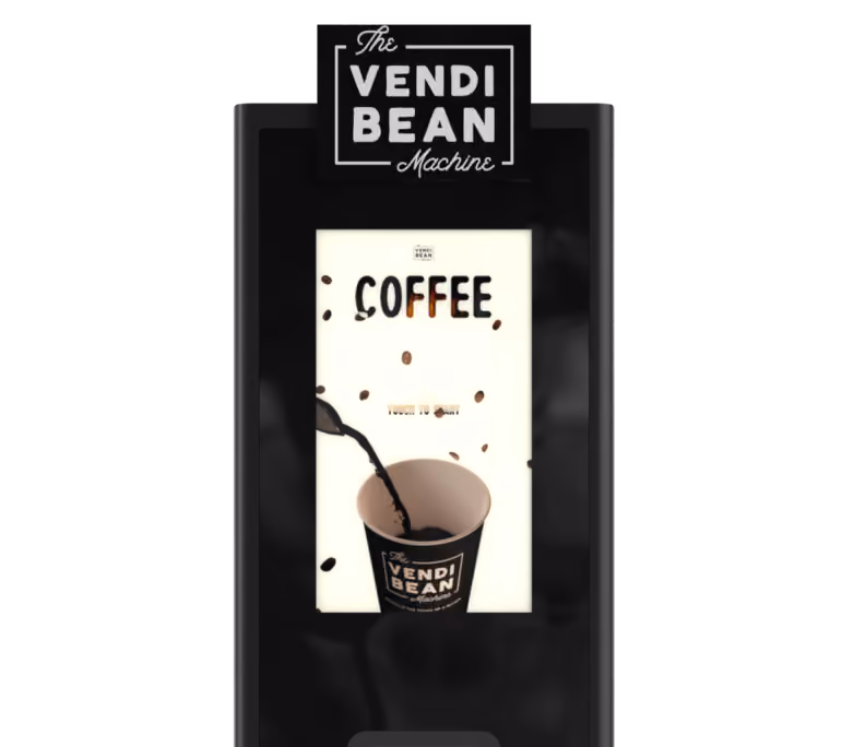a coffee machine with a screen