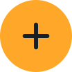 Orange circular button with a black plus sign in the center.