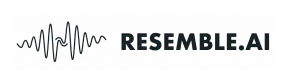Resemble.AI logo with stylized audio waveform to the left of text.
