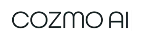 Text reading 'cozmo AI' in lowercase letters.