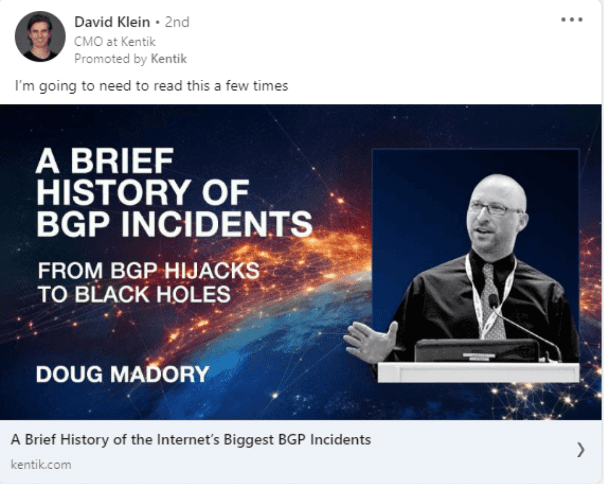 LinkedIn thought leader ads