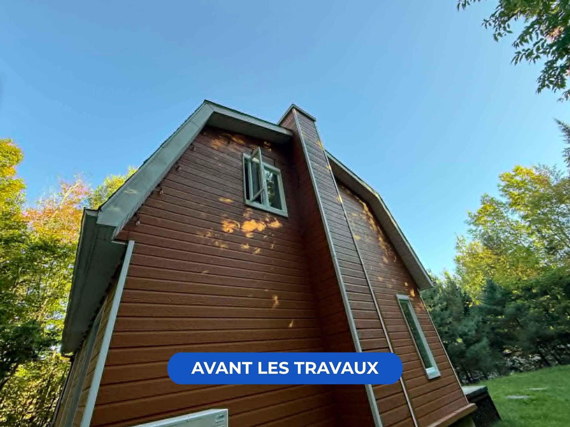 Maison de Saint-Sauveur avant les travaux de revêtement