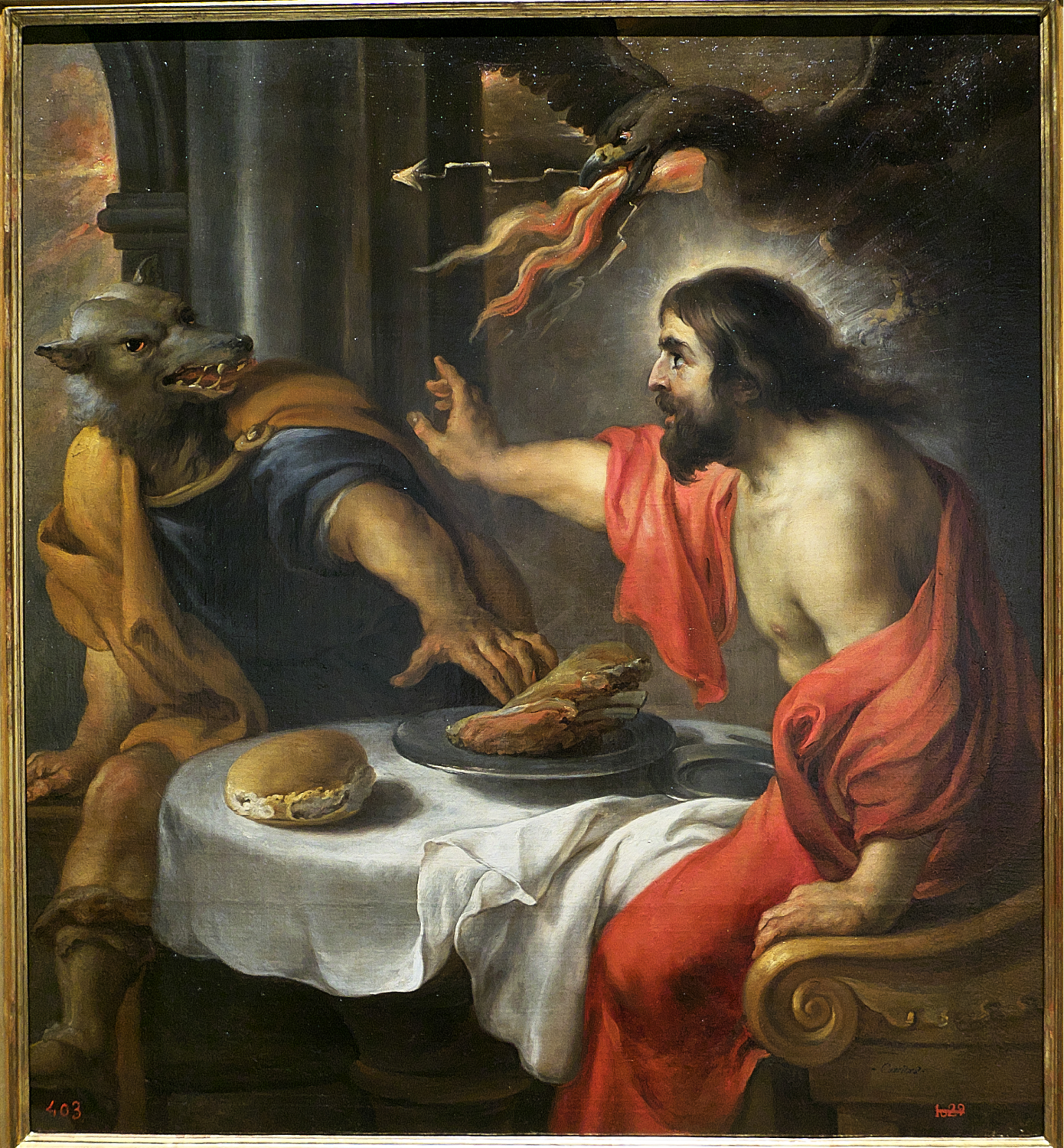 jupiter et Lycaon Jan Cossiers